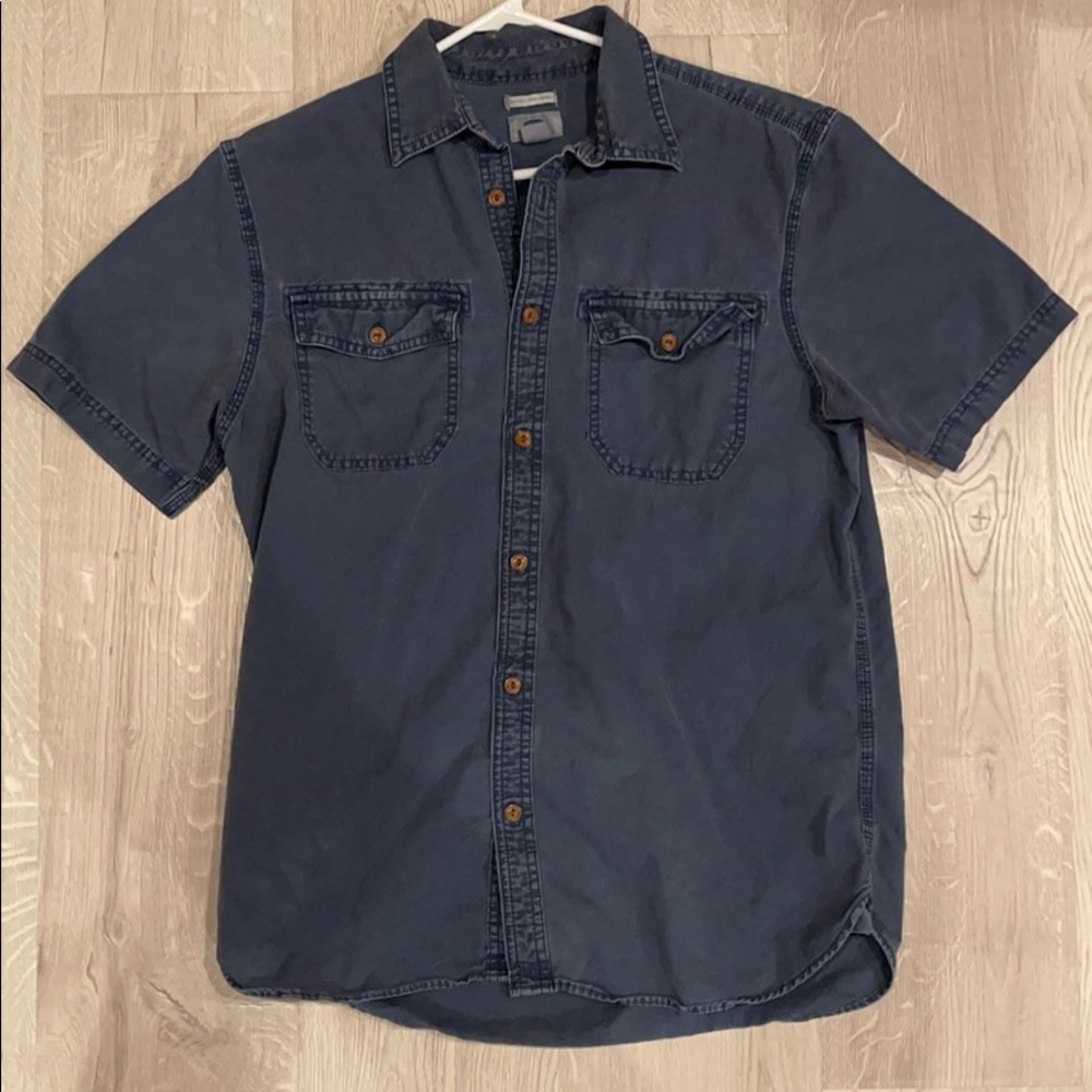 Super Stylish Blue Button-Down Shirt